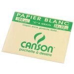 Papier dessin a grain c 180g 24x32 - pochette de 12