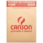 Papier dessin lavis technique 200g a3 - pochette de 10