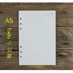 Papier de remplissage spiral a5 / a6 pour carnet de notes, pour filofax, agenda, pages intrieures de ...