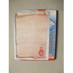 Paquet 10 feuilles papier 80grs a4 fantaisie facon parchemin