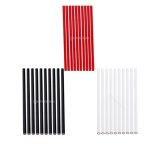 Paquet de 10 marqueurs chinois crayon a graisse / crayon a cire surfaces non poreuses et polies blanches ...