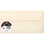 Paquet de 20 enveloppes auto - adhsives - format dl 11x22cm - 120g / m - coloris ivoire - invitation ...