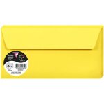 Paquet de 20 enveloppes auto - adhsives - format dl 11x22cm - 120g / m - coloris jaune soleil - invitation ...