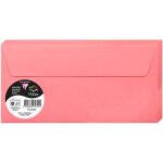 Paquet de 20 enveloppes auto - adhsives - format dl 11x22cm - 120g / m - coloris litchi - invitation ...