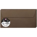 Paquet de 20 enveloppes auto - adhésives - format dl 11x22cm - 120g / m - coloris marron taupé - invitation ... Paquet de 20 enveloppes auto - adhésives - format dl 11x22cm - 120g / m - coloris marron taupé - invitation ...