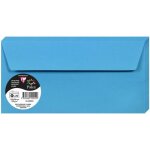 Paquet de 20 enveloppes auto - adhsives - format dl 11x22cm - 120g / m - coloris turquoise - invitation ...