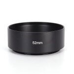 Pare - soleil de haute qualité 52mm, en métal, pour canon et nikon 50mm f1. 8, accessoires d'outils Pare - soleil de haute qualité 52mm, en métal, pour canon et nikon 50mm f1. 8, accessoires d'outils