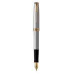 Parker 1931505 stylo - plume noir, or, acier inoxydable