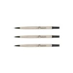 Parker lot de 3 recharges rollerball z41 pointe moyenne 0, 7 mm noire