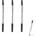 Parker lot de 3 recharges pour stylo a bille a encre noire, pointe moyenne 0, 7 mm, exprience d'criture ...