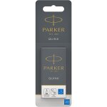 Parker etui 10 cartouches d'encre longue quink effa�able bleu royal