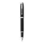 Parker im stylo - plume noir et acier inoxydable