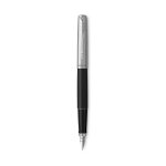 Parker jotter stylo - plume noir et acier inoxydable