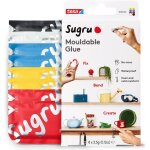 P�te fixante polyvalente a modeler en lot de 8 x 3. 5 g - p�te durcissante adh�sive polyvalente - pour ...
