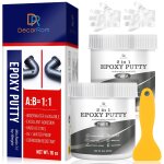 P�te a modeler epoxy - kit de r�paration piscine epoxy bicomposant, sous l'eau ou au - dessus, r�paration ...