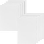 Patq - lot de 10 chemise cartonne a4 avec rabat, dossier carton a4, pochette de classement en papier ...