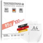 Patq - 100 feuilles de papier dessin transparent a4 85 g / m imprimable - papier glassine - parchemin ... Patq - 100 feuilles de papier dessin transparent a4 85 g / m imprimable - papier glassine - parchemin ...