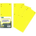 Patq - - lot de 100 intercalaires en carton, bandes de séparation en papier, 1 / 3 feuille a4, 11x24cm, ... Patq - - lot de 100 intercalaires en carton, bandes de séparation en papier, 1 / 3 feuille a4, 11x24cm, ...