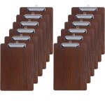 Patq - 12 pièces en bois porte - bloc a5 avec pince, clipboard a5, porte bloc a5 avec pince, planchettes ... Patq - 12 pièces en bois porte - bloc a5 avec pince, clipboard a5, porte bloc a5 avec pince, planchettes ...