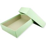 Patq - 1x bote de rangement de rangement et de cadeau de qualit suprieure - format a4 - vert menthe ...