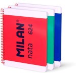 Patq - lot de 3 cahiers a4 a spirale et couverture rigide, papier ligné (7 mm), 80 feuilles de 95 g / ... Patq - lot de 3 cahiers a4 a spirale et couverture rigide, papier ligné (7 mm), 80 feuilles de 95 g / ...