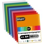 Patq - 50 feuilles de papier transparent a4, papier - parchemin 115 g multicolore, papier calque soie ... Patq - 50 feuilles de papier transparent a4, papier - parchemin 115 g multicolore, papier calque soie ...