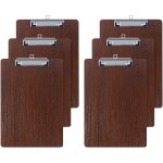 Patq - 6 pièces en bois porte - bloc a5 avec pince, clipboard a5, porte bloc a5 avec pince, planchettes ... Patq - 6 pièces en bois porte - bloc a5 avec pince, clipboard a5, porte bloc a5 avec pince, planchettes ...