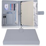 Patq - a4 pu cuir porte document classeur anneaux planchettes a pince amovible dossier de conférencier ... Patq - a4 pu cuir porte document classeur anneaux planchettes a pince amovible dossier de conférencier ...