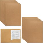Patq - aupawdy lot de 12 chemises cartonnées en papier kraft au format a4, porte documents avec fente ... Patq - aupawdy lot de 12 chemises cartonnées en papier kraft au format a4, porte documents avec fente ...