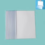 Patq - baguette reliure a4 transparent, reliure dossier 10 pices, plastique pp, 1 - 70 feuilles de papier, ...
