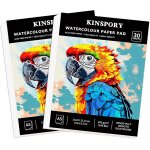 Patq - bloc de papier aquarelle a5, 30 feuilles, 300g / m - 21 x 14, 8 cm, carnet de papier aquarelle, ... Patq - bloc de papier aquarelle a5, 30 feuilles, 300g / m - 21 x 14, 8 cm, carnet de papier aquarelle, ...
