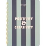 Patq - - cahier a couverture rigide a4 - encadrement en spirale - positivité et créativité - 160 pages ... Patq - - cahier a couverture rigide a4 - encadrement en spirale - positivité et créativité - 160 pages ...