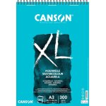 Patq - canson xl aquarelle - album spiral 30 feuilles a3 300g / m - blanc