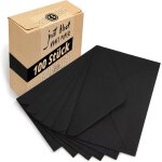 Patq - - enveloppes (100 pices) en papier, enveloppe sans fentre - din c5 - 220 x 156 mm - noir