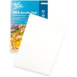 Patq - mont marte papier a4 - bloc de peinture a l'huile et acrylique - 20 feuilles - 350g / m - idal ...