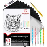 Patq - papier carbone100 feuille de papier noir a4 papier craft, papier calque et papier dessin papier ... Patq - papier carbone100 feuille de papier noir a4 papier craft, papier calque et papier dessin papier ...