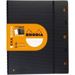 Patq - rhodia 132142c - cahier d`organisation rechargeable exabook noir - a4 + 22, 5 x 29, 7 cm - petits ...