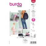 Patron burda 9256 - accessoires d'coliers avec trousse et sac de sport