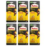 Pattex lot de 6 flacons 30g colle sp�ciale maquette en plastique avec micro - doseur
