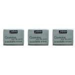 P�b�o lot de 3 gommes modelable mie de pain