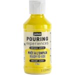 Pbo peinture acrylique pouring exprience prte a l'emploi 118ml jaune primaire