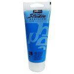 P�b�o peinture studio acrylique tube bleu c�rul�um 100 ml
