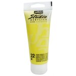 Pébéo peinture studio acrylique tube jaune cadmium citron imitation 100 ml Pébéo peinture studio acrylique tube jaune cadmium citron imitation 100 ml