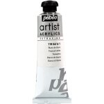 Pébéo tube 37 ml peinture artist acrylics extra fine blanc titane Pébéo tube 37 ml peinture artist acrylics extra fine blanc titane
