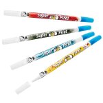 Pelikan lot de 10 effaceurs double pointe super pirat 850fp pte fine rcrit en bleu corps coloris alatoire ...