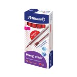 Pelikan lot de 12 stylos a bille hang stick rouge