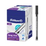 Pelikan lot de 50 stylos a bille hang stick noir
