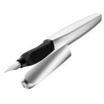 Pelikan 947366 twist stylo - plume pour droitier ou gaucher argent� plume m