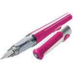 Pelikan 971234 stylo plume pour ecolier pelikano p480 pointe m avec 2 cartouches gtp (bleu)