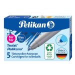 Pelikan etui de 5 cartouches d'encre pour roller pelikano / twist bleu
